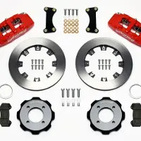 Wilwood Dynapro 6 Front Hat Kit 12.19in Red 2011 Fiesta