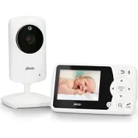 Alecto DVM-64 Babyfoon met camera en 2.4" kleurenscherm, wit