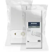 SQOON 456772 microvezel stofzuigerzakken 5 zakken (123schoon huismerk)