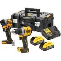 DeWalt Boormachine en schroefmachine set - - DCK2051H2 - 18V - 2x5.0Ah - Compact en veelzijdig
