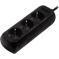 Hama Stekkerdoos - 3-voudig - 5m kabel - Zwart