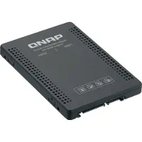 Qnap QDA-A2MAR - Interne RAID-behuizing - 2,5" naar 2 x M.2 (6,4 cm naar 2 x M.2) - RAID-configuraties: RAID 0, 1, JBOD - SATA 6Gb/s