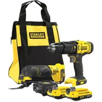 Stanley FATMAX SFMCK213D2S-QW | V20 combikit 18V met schroef-/klopboormachine en multitool in softbag (2x 2.0Ah accu + lader) - SFMCK213D2S-QW