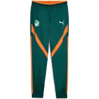 Puma Sportbroek groen / oranje / wit