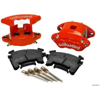 Wilwood D154 Rear Caliper Kit - Red 1.12 / 1.12in Piston 0.81in Rotor