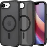 Spigen Ultra Hybrid Backcover MagSafe voor de Apple iPhone 17e / 16e - Frost Black