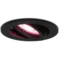 Hofronic Smart WiFi LED inbouwspot Oslo dimbaar RGBWW kantelbaar zwart IP20