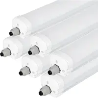 HOFTRONIC™ 6-pack LED armaturen IP65 120 cm 36 Watt 4320lm 6400K onderling koppelbaar