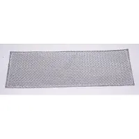 Whirlpool metalen filter, modelnummer 481948048232, afmetingen 450x160 mm