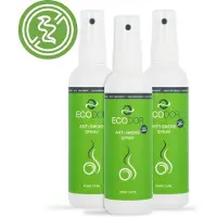 Ecodor EcoSmoke - Anti Rooklucht - Ontgeurder - Geurverwijderaar - Anti Tabak - Luchtverfrisser - Geurvreter - Geurvernietiger - 3x100 ml
