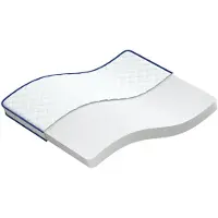 vidaXL Traagschuimmatras 140x190x17 cm Zacht wit