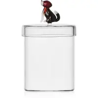 Ichendorf Milano - Opbergpot English Foxhound 19cm - Glas - Snoeppotje