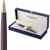 Waterman Hémisphère balpen | De subtiele versie | Lavazwart | medium punt | met Geschenkdoos