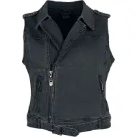 Black premium by emp Bodywarmer - Denim bodywarmer - S tot XXL - voor Vrouwen - grijs | Maat M