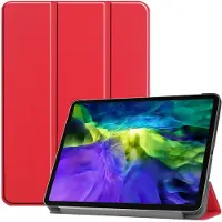 Eforyou Tri-fold smart case hoes voor iPad Pro 11 (2020 / 2021) - rood