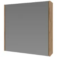 Ink Spiegelkast proline comfort met houten deur 60x14x60 cm whisky oak