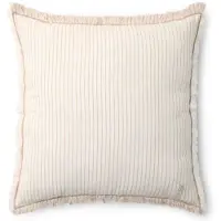 Marc O'Polo Sierkussen Fine Stripe Dark Sand (50 x 50 cm)
