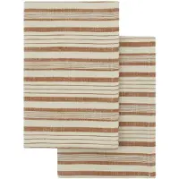 Meraki theedoek 50x70 cm 2-pack Terracotta