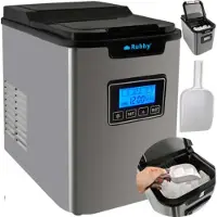 Ilso ijsblokjes machine met LCD scherm - ijsmachine - ijsklontjes - ice cube maker - 12KG/24U - 120W