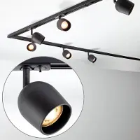 LumenXL Modern 1-fase railsysteem van 3 meter met Day spots - plafond spots