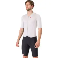 Castelli Free San Remo 3 M/C Trisuit Wit Zwart, Maat S