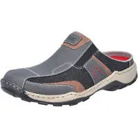 Rieker Heren slippers in grijs