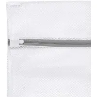 Silk Heaven Waszak voor Kussensloop – Fijne Was Bescherming – 30x40 cm – Witte Wasnet met Rits – Beschermt Stoffen & Verleng Levensduur - 30x40cm -