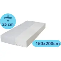 Densi HR - Matras - Medisch Koudschuim - 160x200cm - 25cm - 7 Comfortzones - Medisch & Ventilerend - Anti-Allergisch
