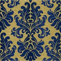 Rasch Behang barok blauw goud 546125