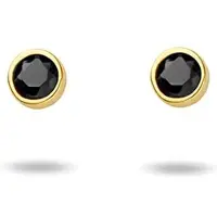 The Jewelry Collection Geelgouden Oorknoppen zirkonia 4023640