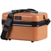 Walker Beauty case / Make-up koffer / / Vegan / Kleur: Coconut / Lichtgewicht en duurzame harde schaal / Gerecyclede materialen / Verstelbare schouderriem / Draaggreep