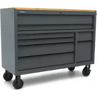 HBM gereedschapswagen, 8 laden, 142 cm, grijs
