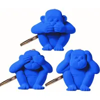Pusher - MINI MONKEYS - Keychain Monkey Set of 3