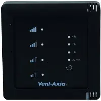 Vent-Axia MultihomeÂ draadloze 4-standenschakelaar met batterij - zwart - SSU-BZ