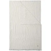 Marc O'Polo Plaid Fine Stripe Anthracite-150 x 200 cm