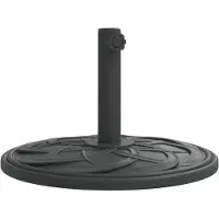 vidaXL Parasolvoet voor stok van Ø38 / 48 mm 12 kg rond