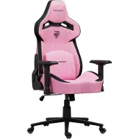 Hicon Ergonomische Bureaustoel - Stoffen Bekleding - 3D Armleuningen - 200 kg - Hyper Serie - Striker - Roze