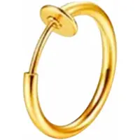 Charme Bijoux Oorring - goudkleurig -fake-geen gaatje-16 mm-