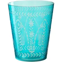 J-Line vaas Tarifa - glas - aqua - Ø 19 cm
