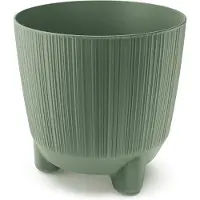Prosperplast Bloempot Buiten Binnen Rond Ryfo N 20cm AARDEGROEN / 2 STUKS!