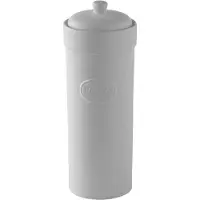 Bia Pasta Pastapot Mat Wit – Keramiek (Steengoed) – Voorraadpot voor Pasta – Keuken Opbergpot – Matte Jars Collectie