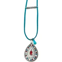 Charme Bijoux Tibetaanse ketting Turquoise verstelbaar -
