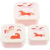 Rex London Snackdoosjes (3stuks) Eenhoorn - Unicorn van
