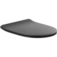 Boss & Wessing Toiletzitting bws calitri softclose clipoff slim mat zwart
