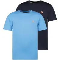 TYGO & vito T-shirt - donkerblauw/lichtblauw (set van 2) Jongens Jersey Ronde hals - maat 146/152