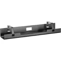 BRASQ Universele kabelgoot Zwart voor onder het bureau - Inclusief Kabel Organisers - Kabel Management - Cable Management
