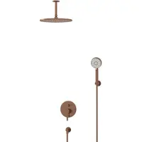 Maxaro Radius Regendouche Inbouw | Koper 30 cm Regendouche Eéngreeps