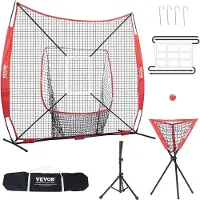 Vevor 244 x 106 x 211 cm honkbal-softbal oefennet