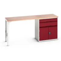 Bott Verso Werkbank | 2 Lades | 2 Deuren | Breedte Lade 800mm | Multiplex | RAL 3004 - 16921955.24