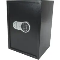 Perel BG90020, zwart, met codeerapparaat, sleutel, 43 liter, staal, 1 legplank, batterij
